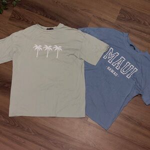 Palm Tree and Maui Graphic T-Shirts